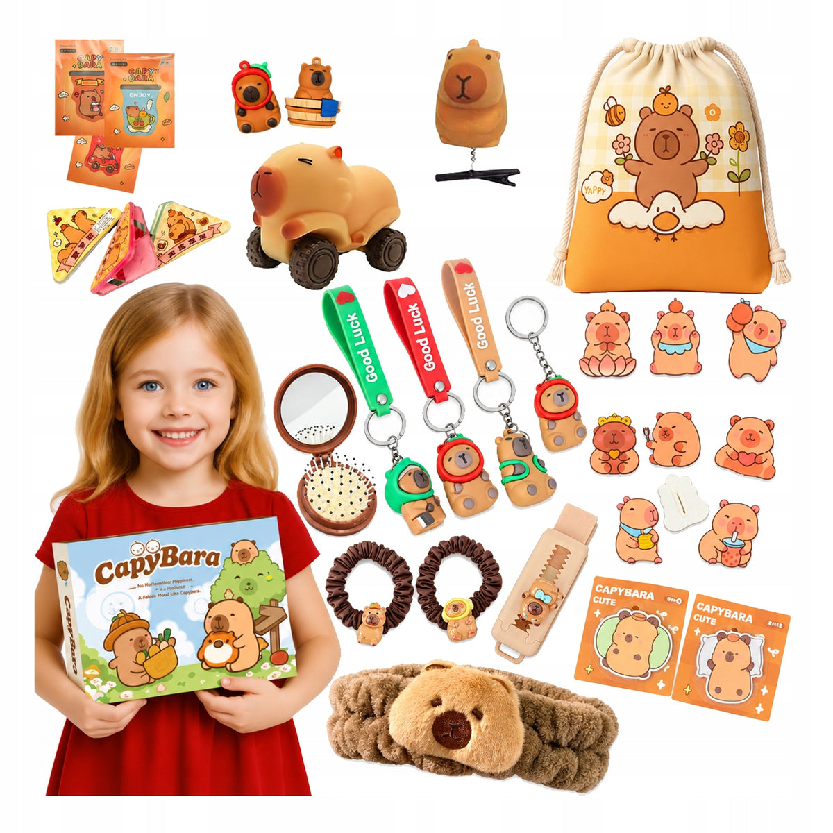 ADVENT CALENDAR CHRISTMAS CAPYBARA 24 WINDOWS GIFT FOR CHILDREN