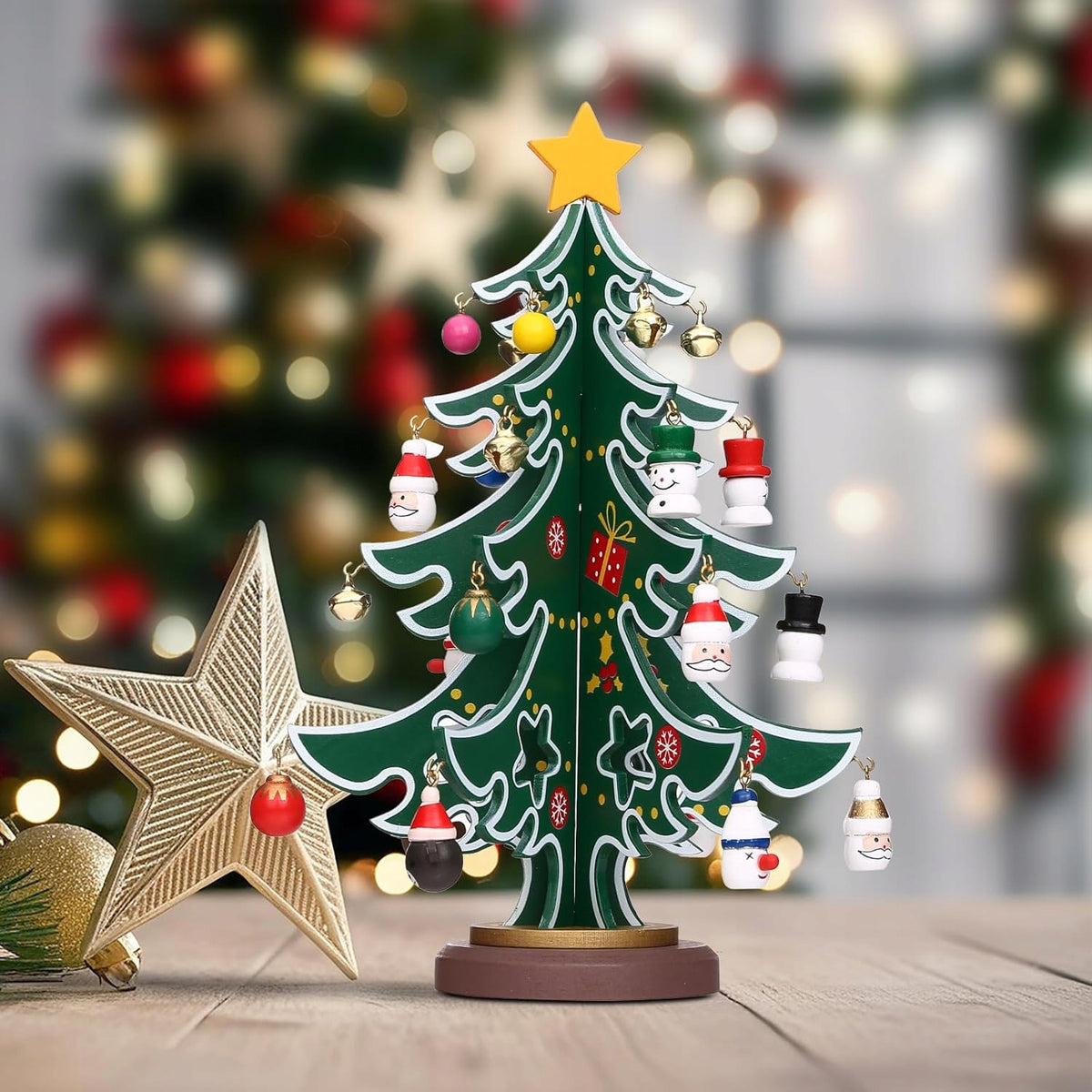 ADVENT CALENDAR Christmas tree WITH ORNAMENTS 24 PENDANTS CHRISTMAS TREE DECORATIONS Brand no brand