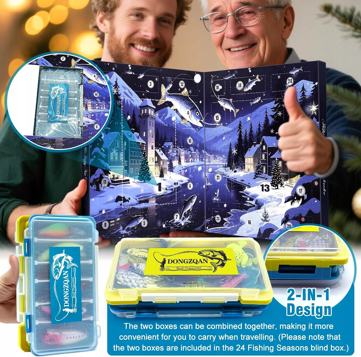 ADVENT CALENDAR FOR ANGLER 2025 SET OF LURES + 2 BOXES CALENDAR Manufacturer code 0008328100624
