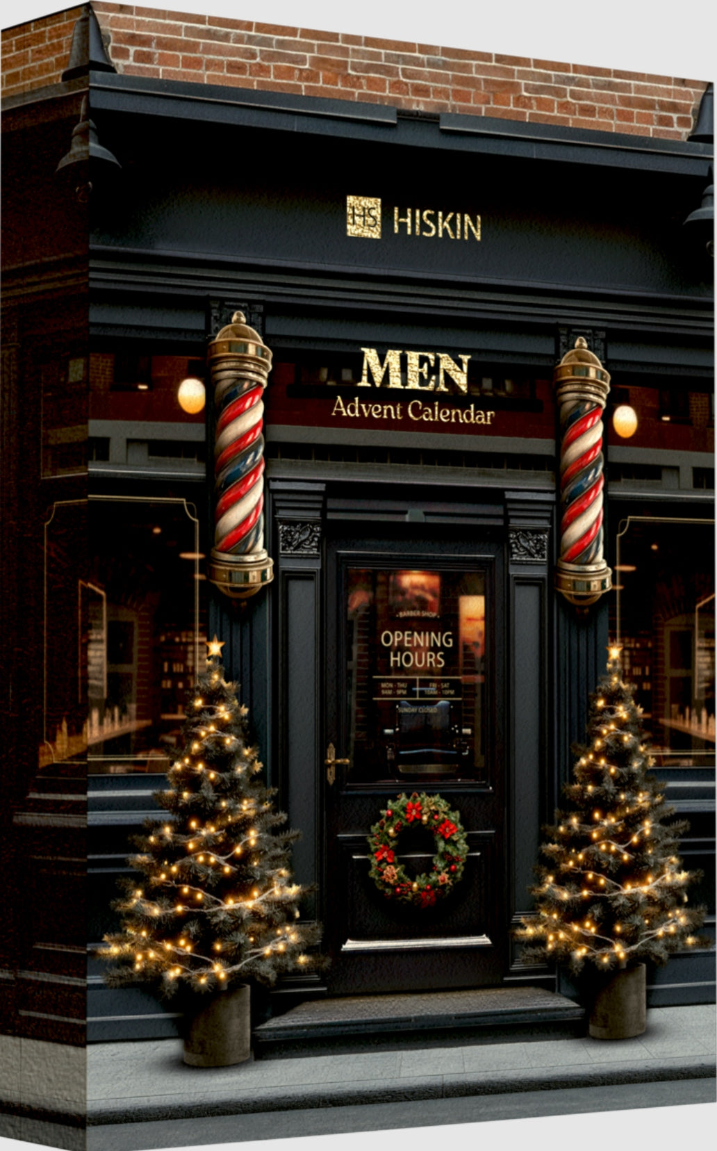 ADVENT CALENDAR FOR MEN HISKIN Men with cosmetics and socks 12e