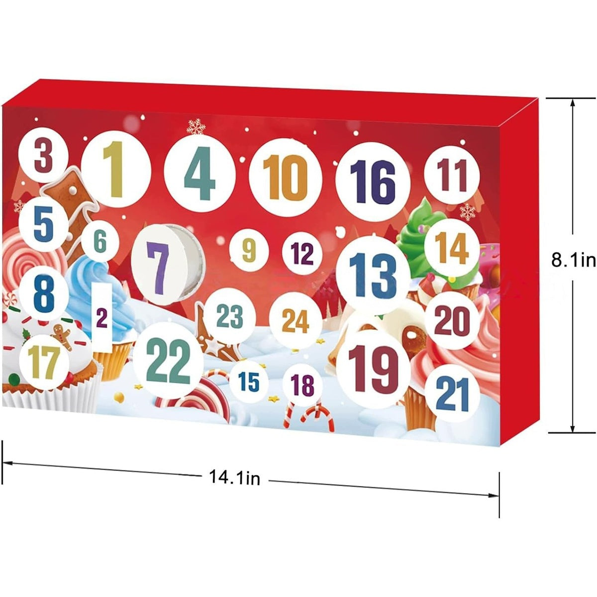 ADVENT CALENDAR GIFT FOR WORLD HOLIDAYS SLIME SQUISHIES 24 PCS DIY Manufacturer code 4027213021819