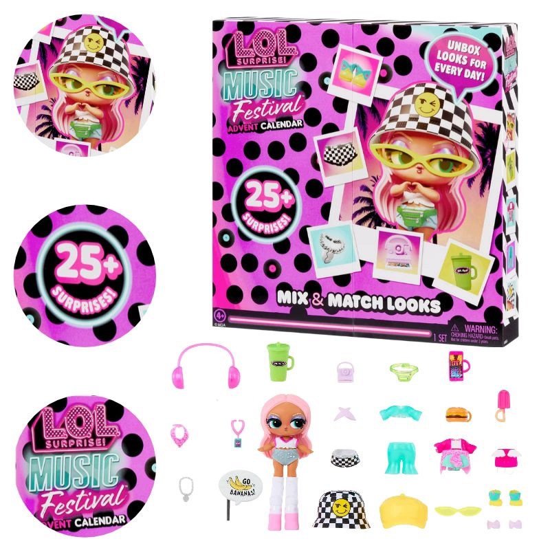 ADVENT CALENDAR L.O.L SUPRISE! GIFT SET FOR CHILDREN