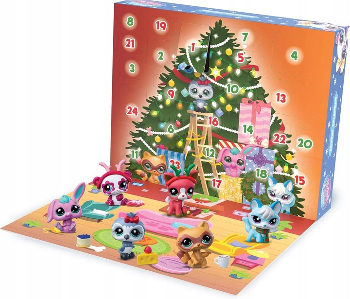 ADVENT CALENDAR LITTLE PET SHOP FIGURINES 24 WINDOWS COUNTDOWN HOLIDAY