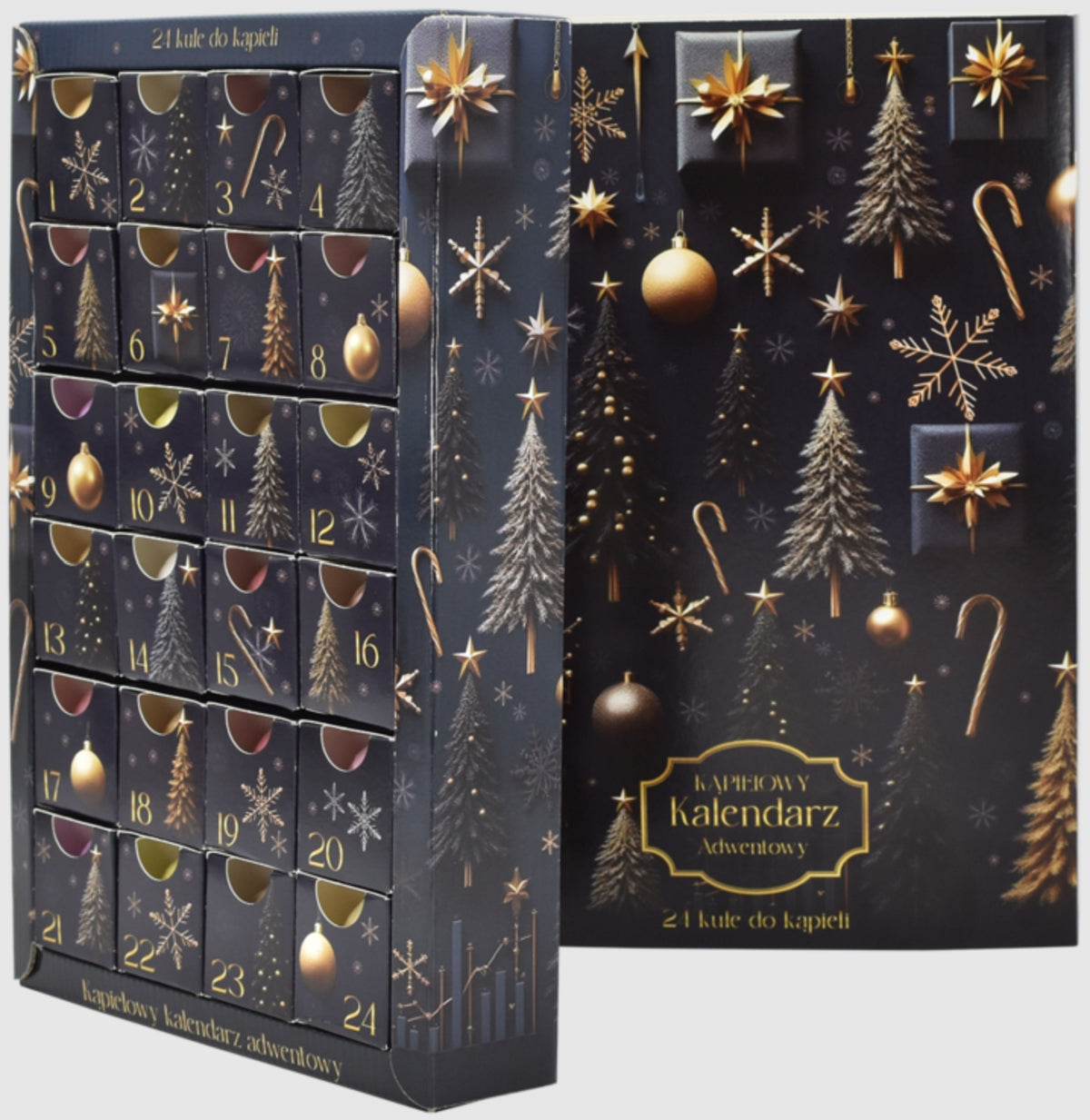 ADVENT CALENDAR MANUFACTORY BEAUTIFUL with bath balls, 24x50g