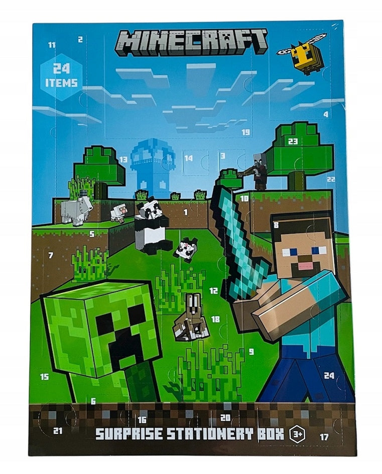 ADVENT CALENDAR MINECRAFT 24 SURPRISES