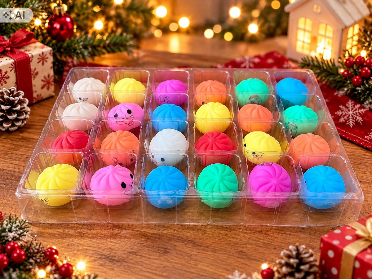 ADVENT CALENDAR MYSTERY DUMPLING 24 SQUISHIES SQUISHY ANTI-STRESS Manufacturer code 2699782170278