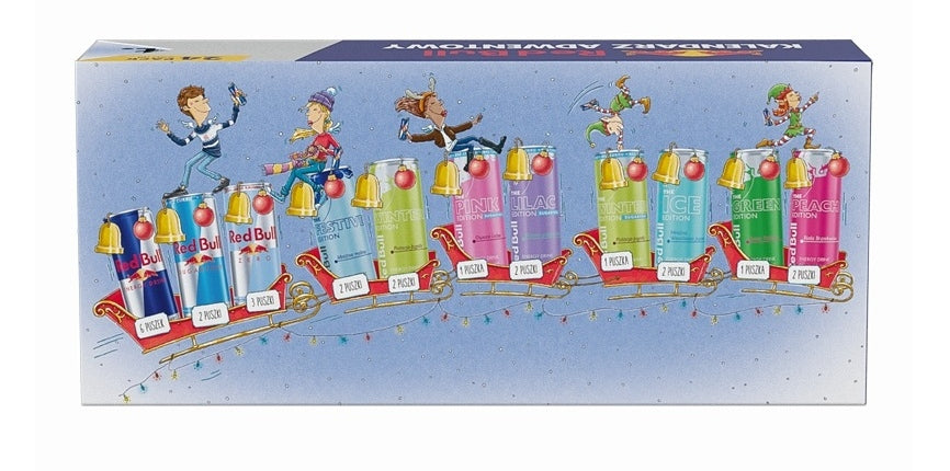 ADVENT CALENDAR RED BULL 24 CANS 250ML EDITION Poland 2026 Packaging status original