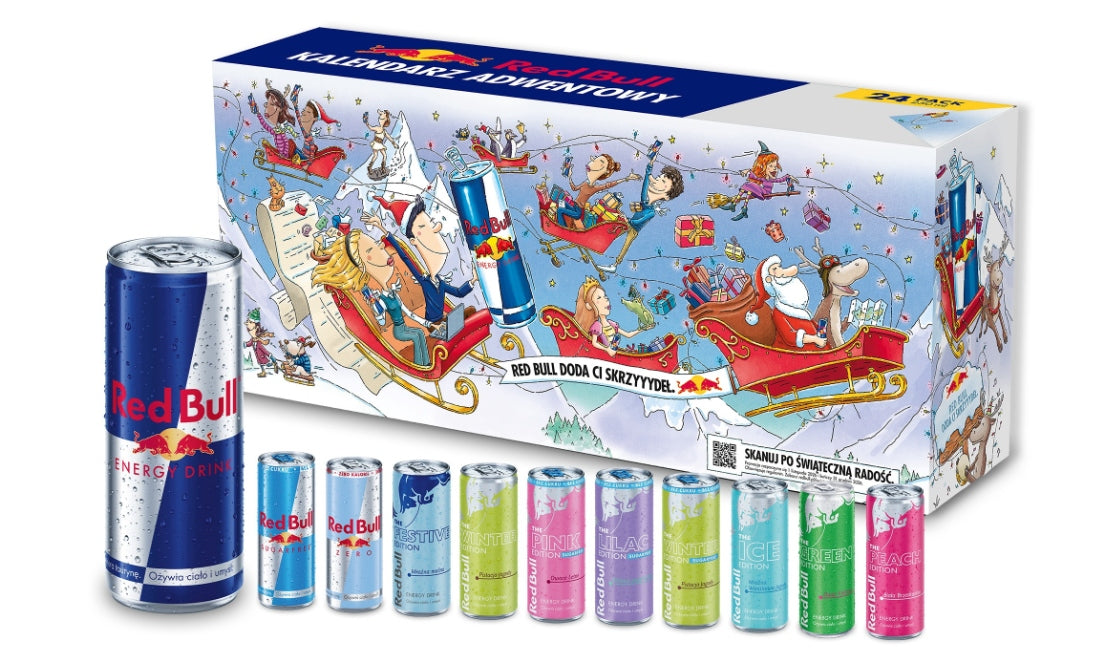 ADVENT CALENDAR RED BULL 24 CANS 250ML EDITION Poland 2026