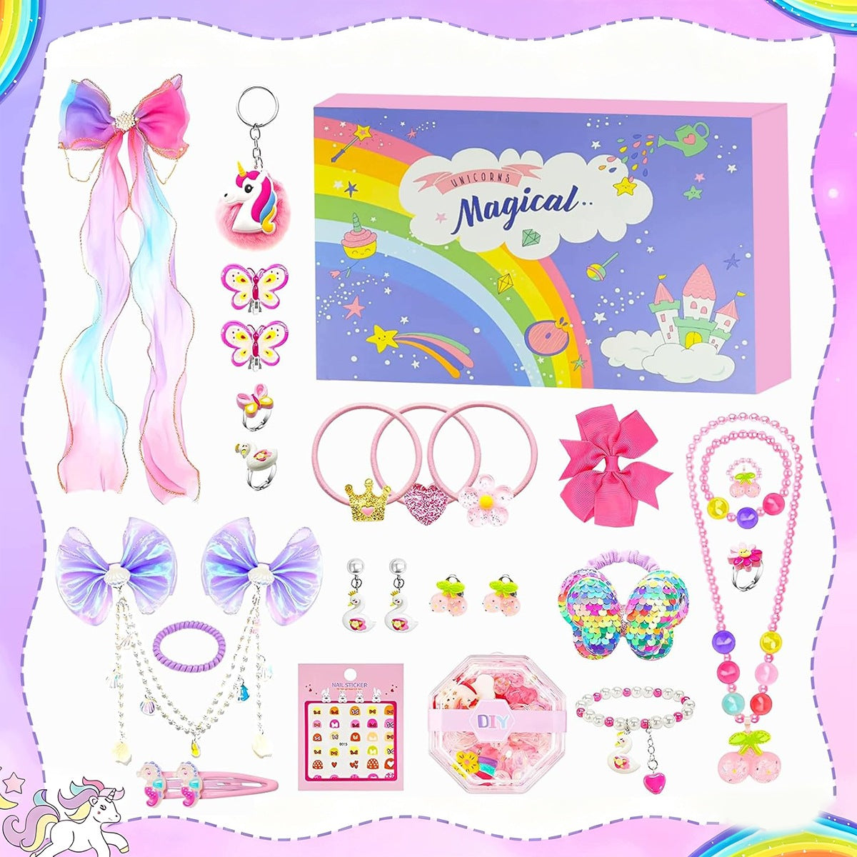 ADVENT CALENDAR SET GIFT FOR GIRL 24 PCS FOR THE HOLIDAYS Brand no brand