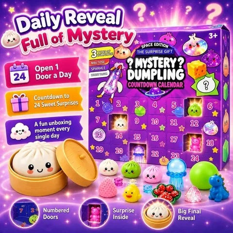 ADVENT CALENDAR SQUISHY 24 DAYS SQUISHIES ANTI-STRESS GIFT