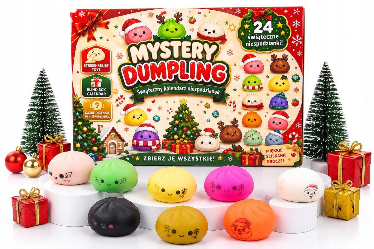 ADVENT CALENDAR SQUISHY 24 PCS MINI SQUISHIES CHRISTMAS
