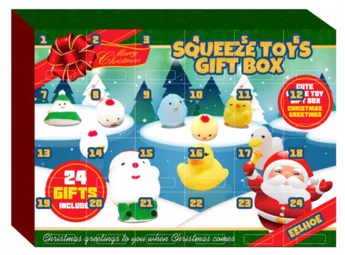 ADVENT CALENDAR WITH SQUISHY CRUMPETS – 24 SURPRISES FOR CHILDREN