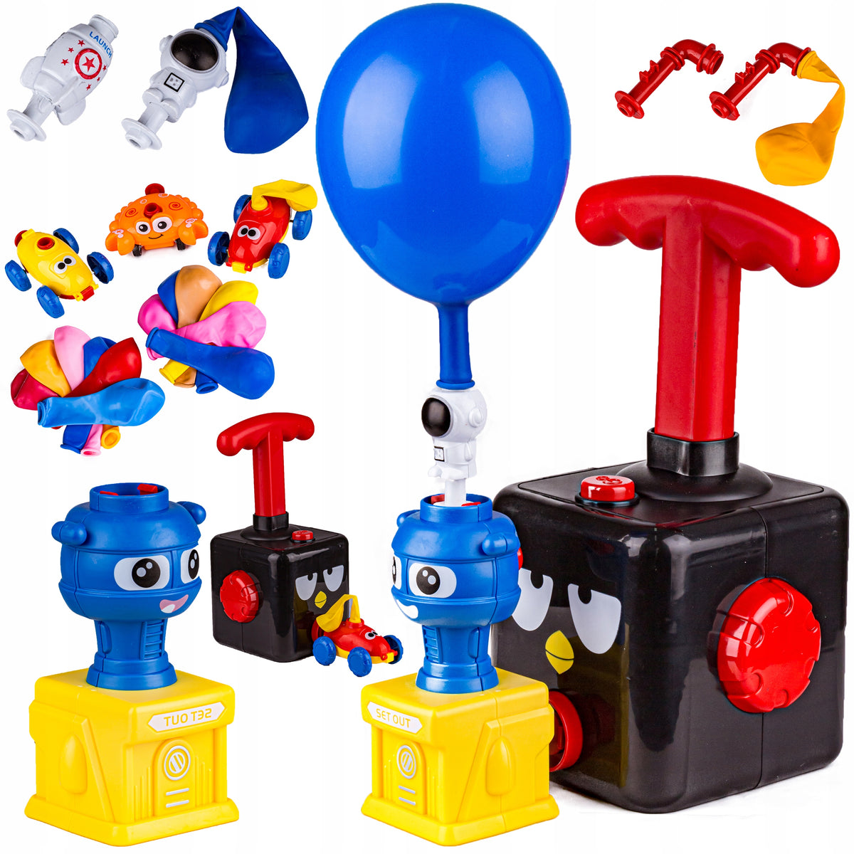AERODYNAMIC LAUNCHER BALLOONS PUMP CAR