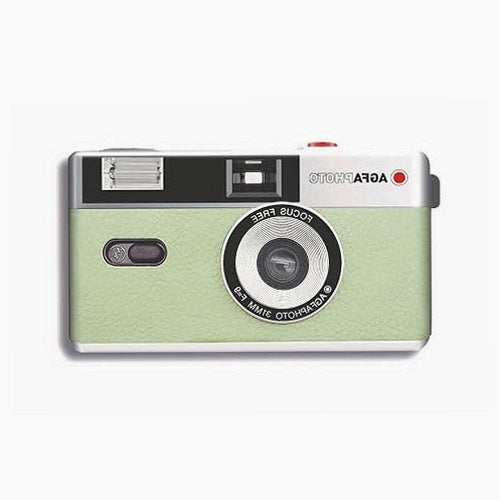AGFAPHOTO REUSABLE 35MM GREEN ANALOG CAMERA FOR HOME PHOTOGRAPHY