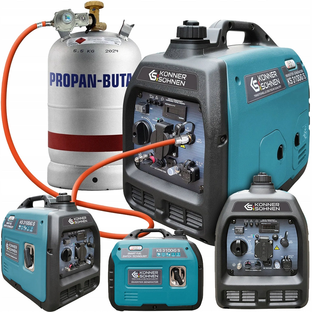 AGGREGATE LPG GAS GENERATOR QUIET INVERTER KS3100iGS K&S