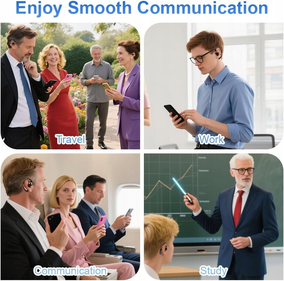 AI AOOSU XG99 Headphones Translator 144 Languages Bluetooth 5.4 25h Manufacturer code SŁUCHAWKI TŁUMACZ BLUETOOTH 5.4 144 JĘZY