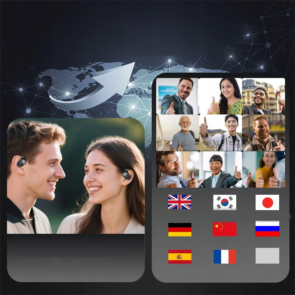 AI HEADPHONES FOR WIRELESS TRANSLATION 5.4 BLUETOOTH FOR LANGUAGE LEARNING Brand no brand