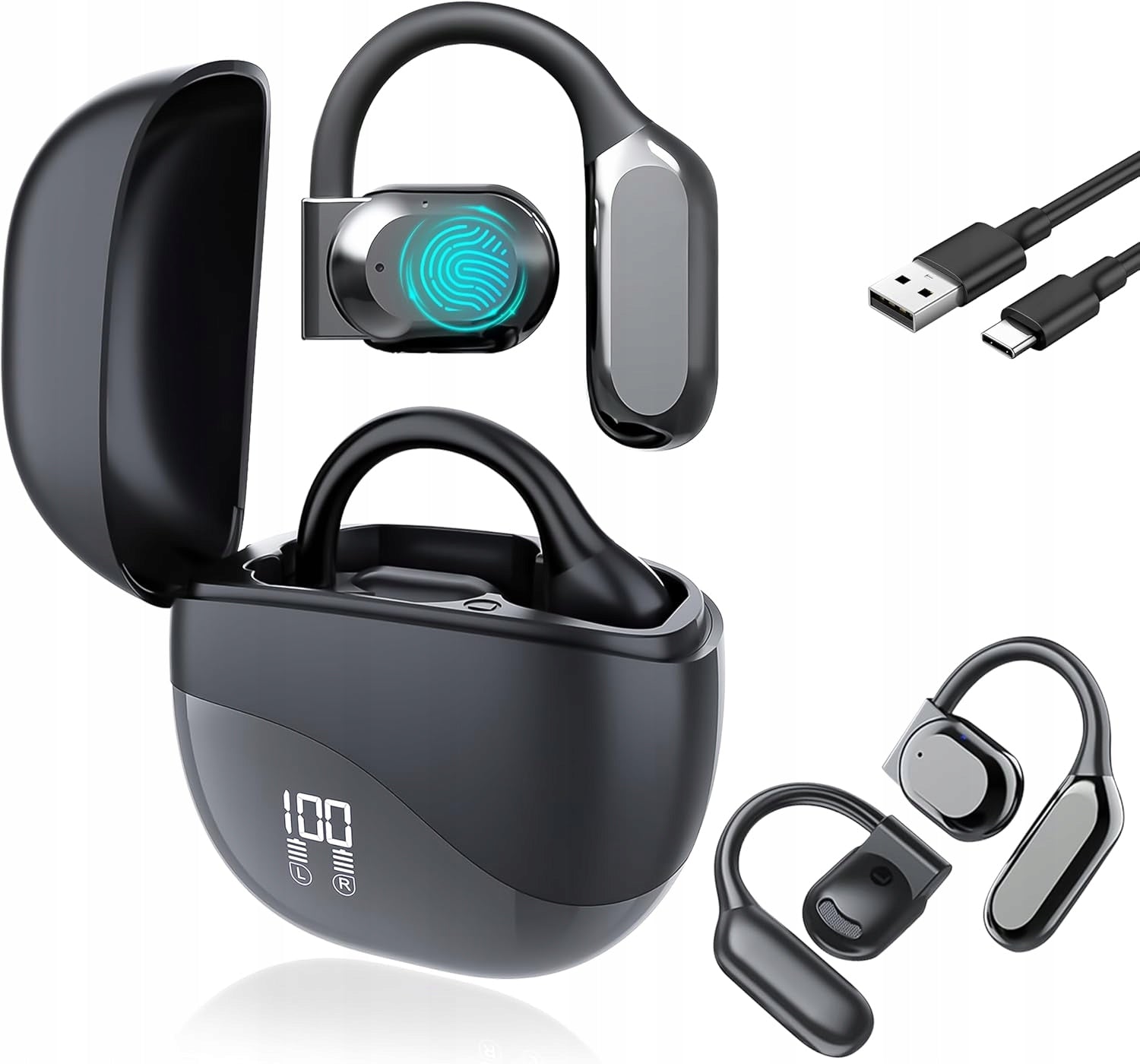 AI LANGUAGE TRANSLATOR HEADPHONES TRANSLATING TRANSLATION IN REAL TIME Packaging status original