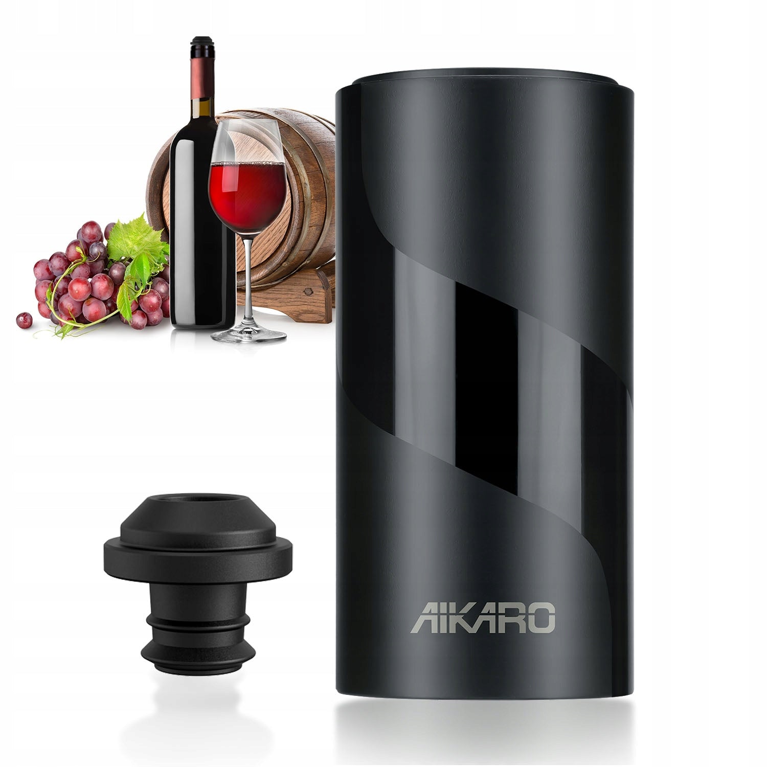 AIKARO - Electric Wine Preserver with Stopper, Battery