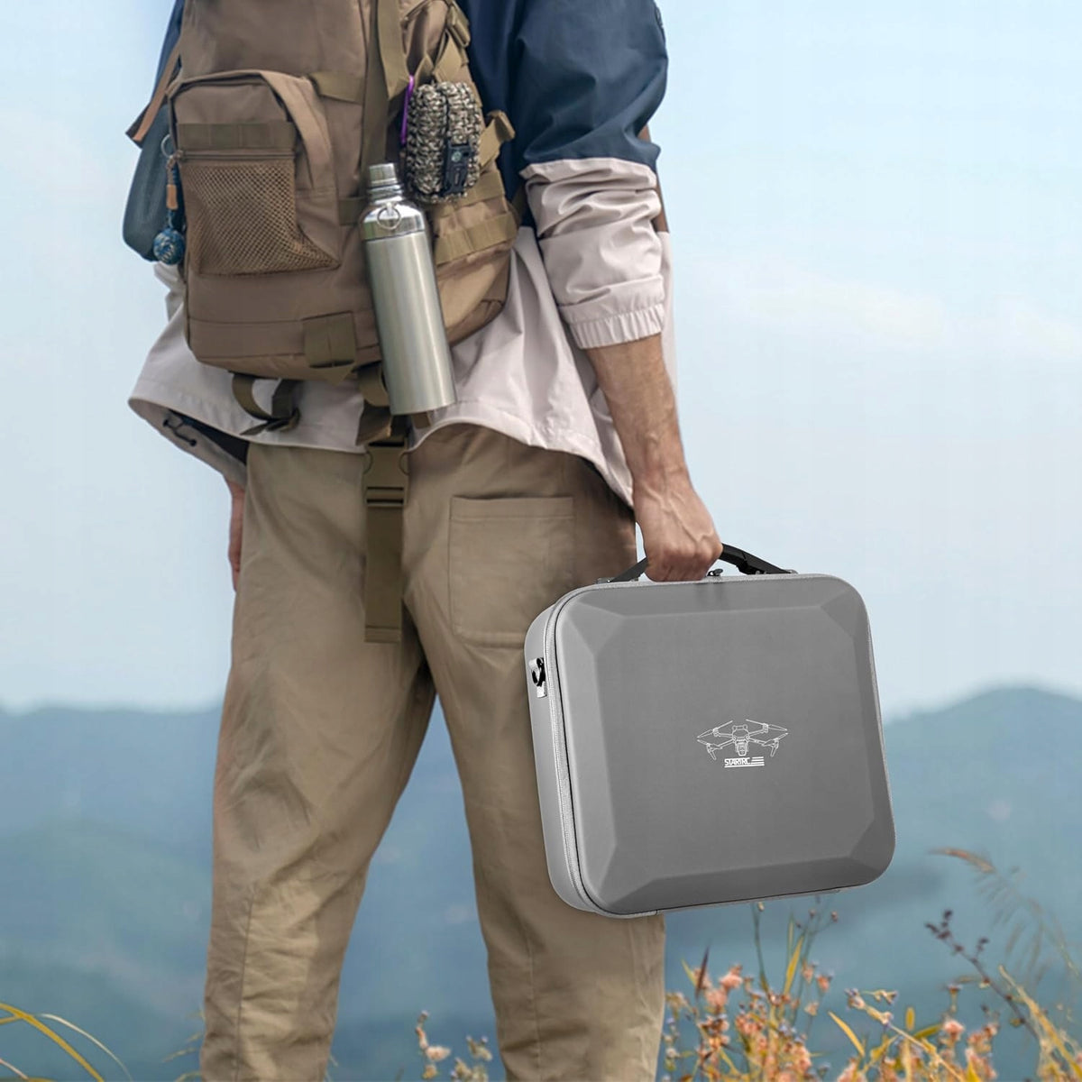 AIR 3S CASE, PORTABLE TRAVEL BAG FOR DJI AIR 3S FLY MORE COMBO Packaging status original