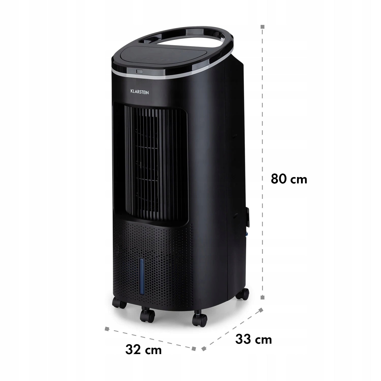 AIR CONDITIONER PORTABLE AIR CONDITIONER WATER FAN HUMIDIFIER IONIZATION REMOTE CONTROL 7L Dominant color black