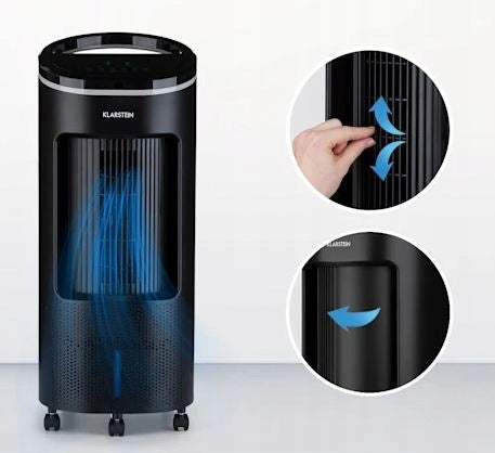 AIR CONDITIONER PORTABLE AIR CONDITIONER WATER FAN HUMIDIFIER IONIZATION REMOTE CONTROL 7L Power 65 W