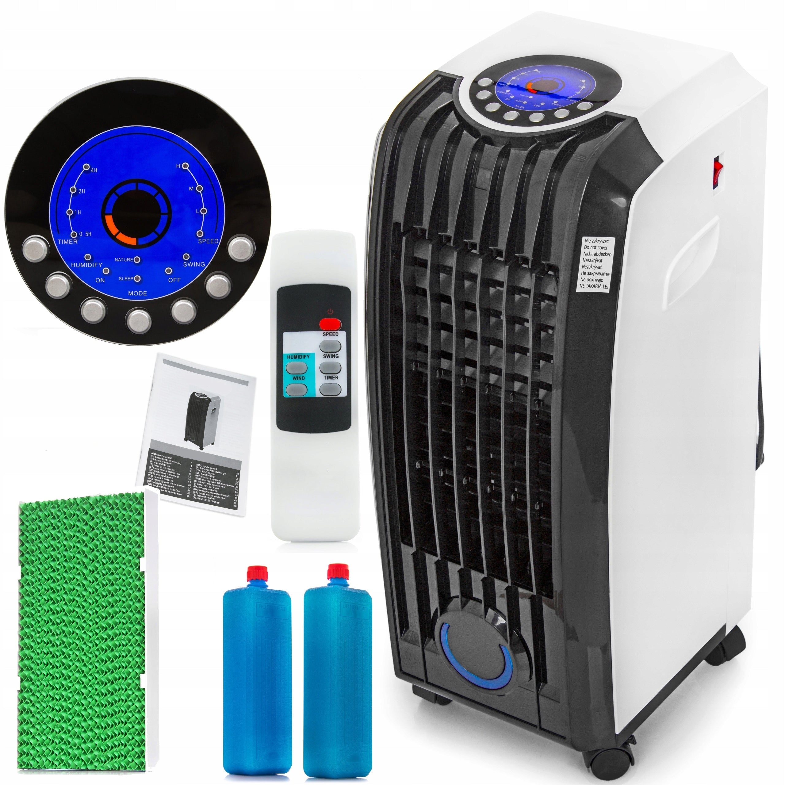AIR CONDITIONER PORTABLE RAVANSON KR-7010 WATER CLIMATE 3 SPEED LED 60W Brand PAKO