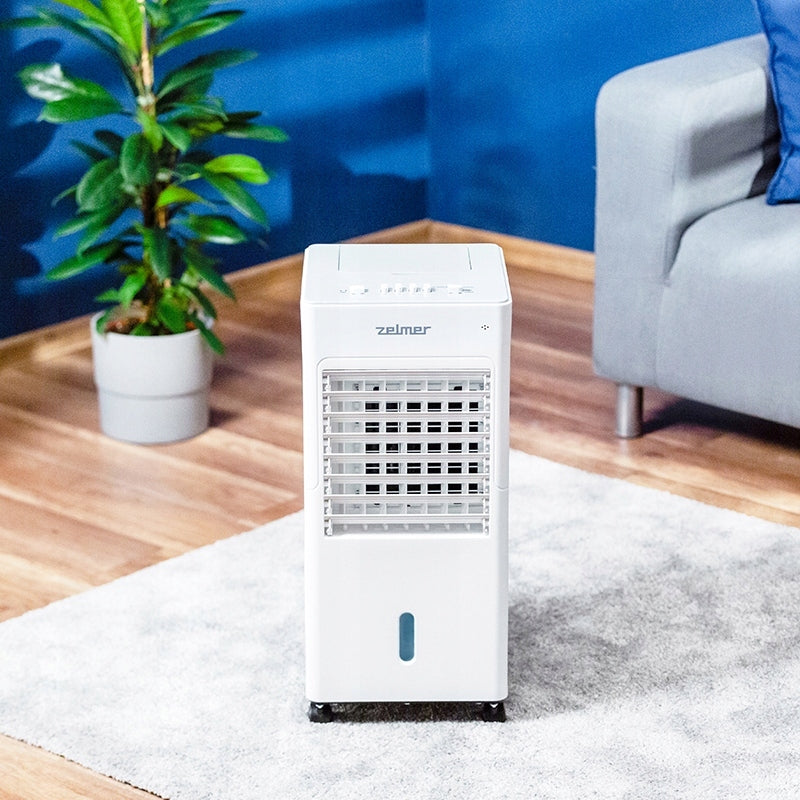 AIR CONDITIONER ZELMER ZCL6030 65W 5L TIMER HONEY FILTER 3 SPEED WHEELS Model ZCL6030