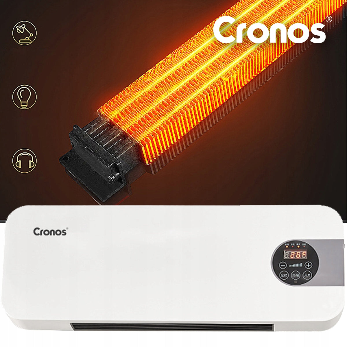 AIR CURTAIN FAN HEATER OVER DOOR WINDOW 1500W + REMOTE CONTROL Manufacturer code KURTYNA POWIERZNA GRZEJNIK CERAMICZNY