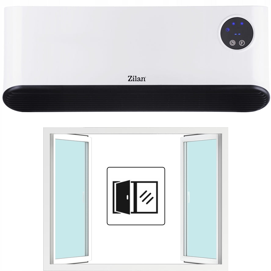 AIR CURTAIN LCD 2000W HOUSE BATHROOM IP22+PILOT Brand Zilan