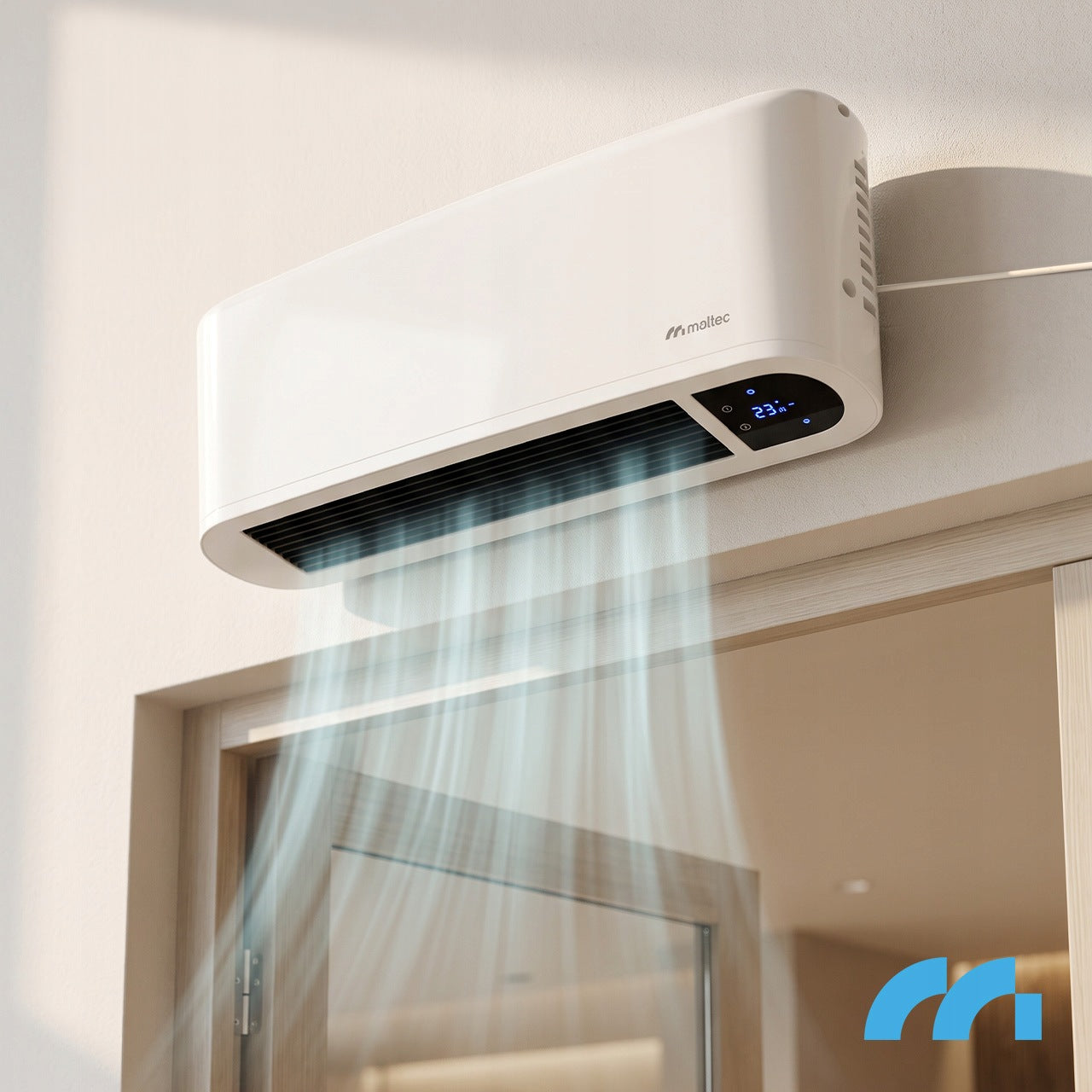 AIR CURTAIN POWERFUL HEATER ENERGY SAVING REMOTE CONTROL TIMER 2000W Manufacturer code KURTYNA POWIETRZNA 115250