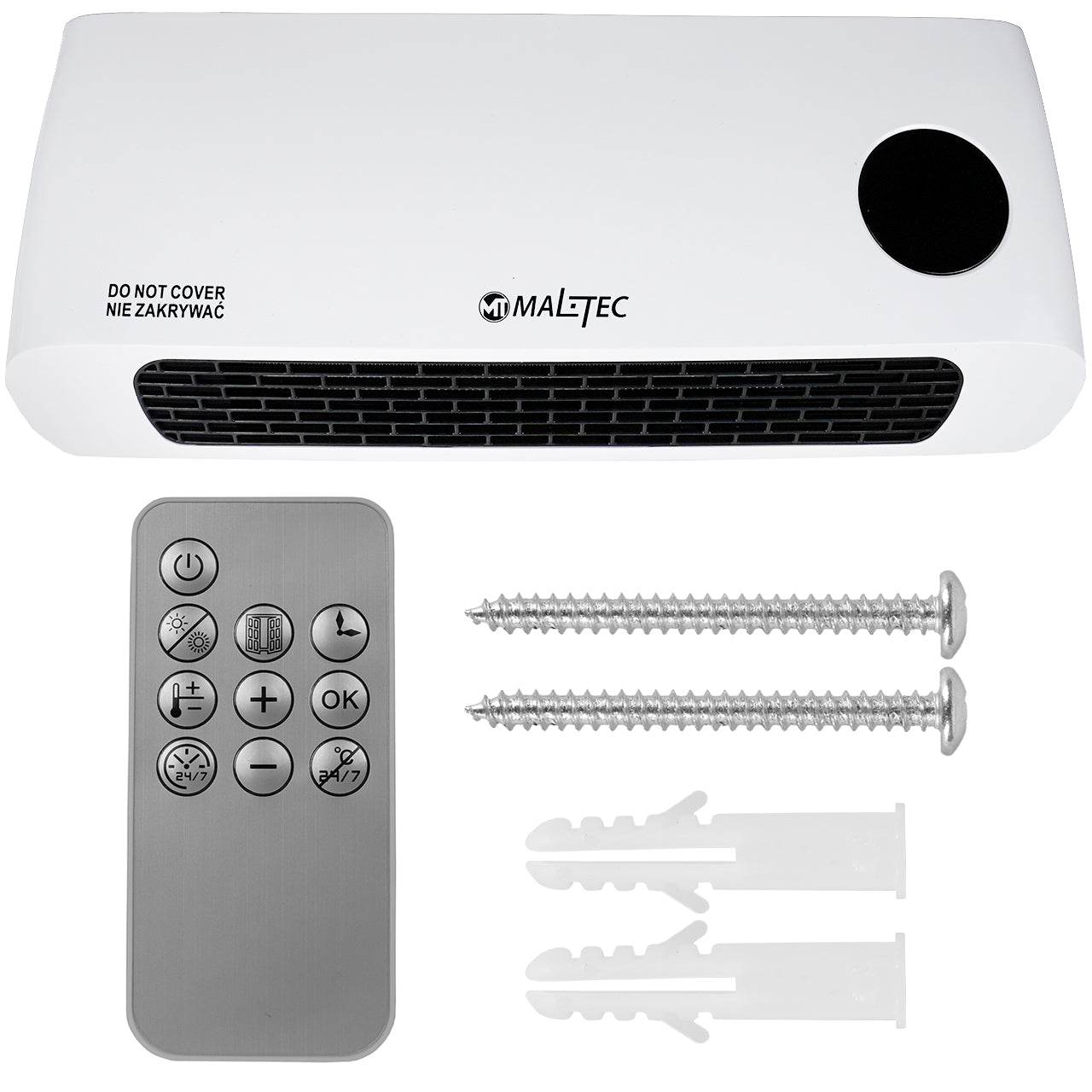 AIR CURTAIN STRONG ELECTRIC HEATER ENERGY SAVING REMOTE CONTROL 2000W Manufacturer code 107965