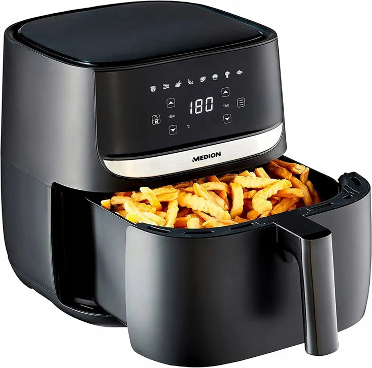 AIR FRYER 1700W 5,7L 8 PROGRAMS DIGITAL PANEL BLACK