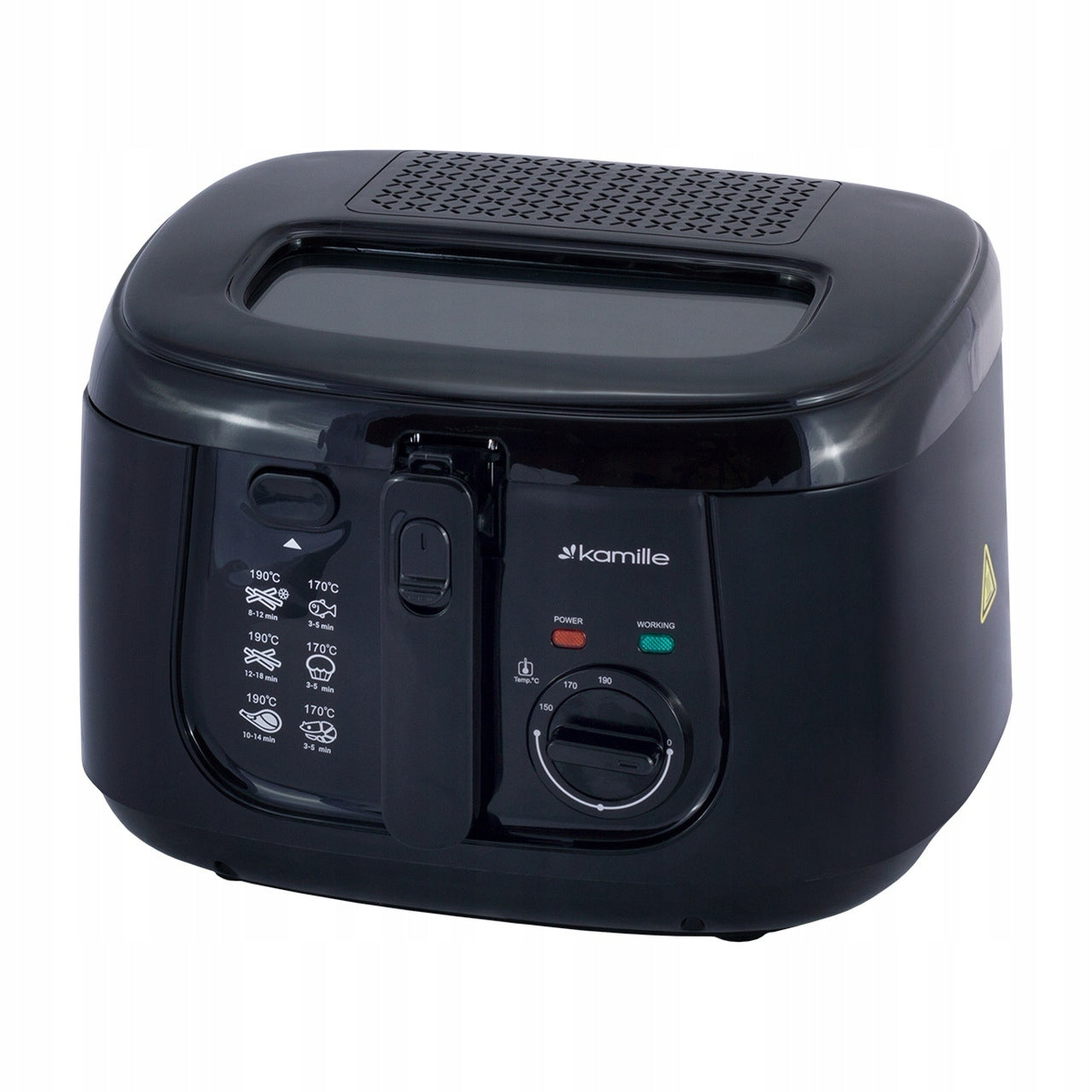 AIR FRYER 2,5L STRONG EASY QUICK FRYING FRIES KAMILLE Brand Kamille