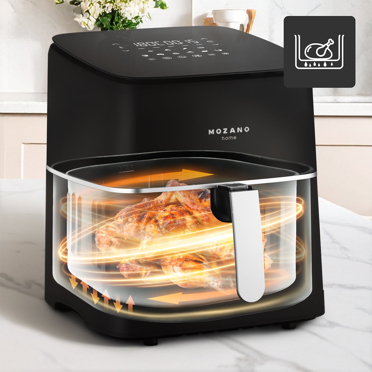AIR FRYER + CRISPFLOW STRONG 8L Brand Mozano
