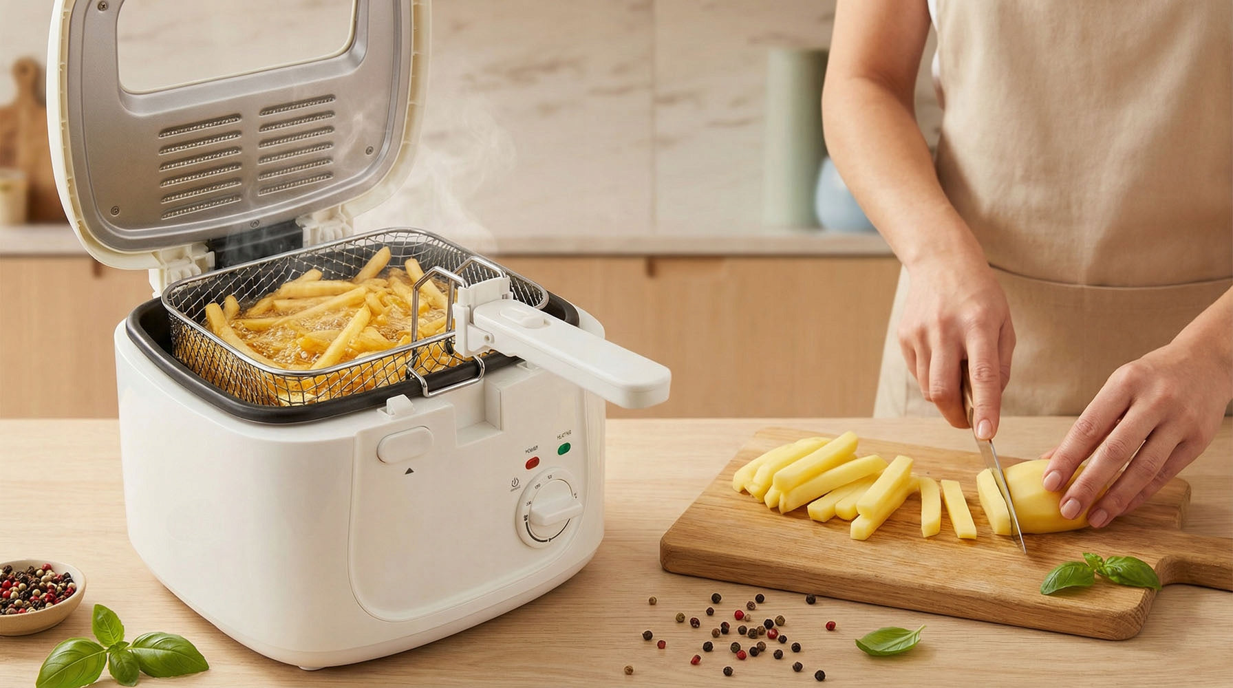 AIR FRYER ESPERANZA 2.5L 1800W FOR MAKING FRIES Manufacturer code EKG012