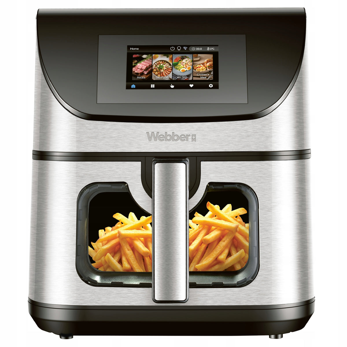 AIR FRYER FAT FREE AIR FRYER 8L WIFI NONSTICK 10P 2200W Packaging status original