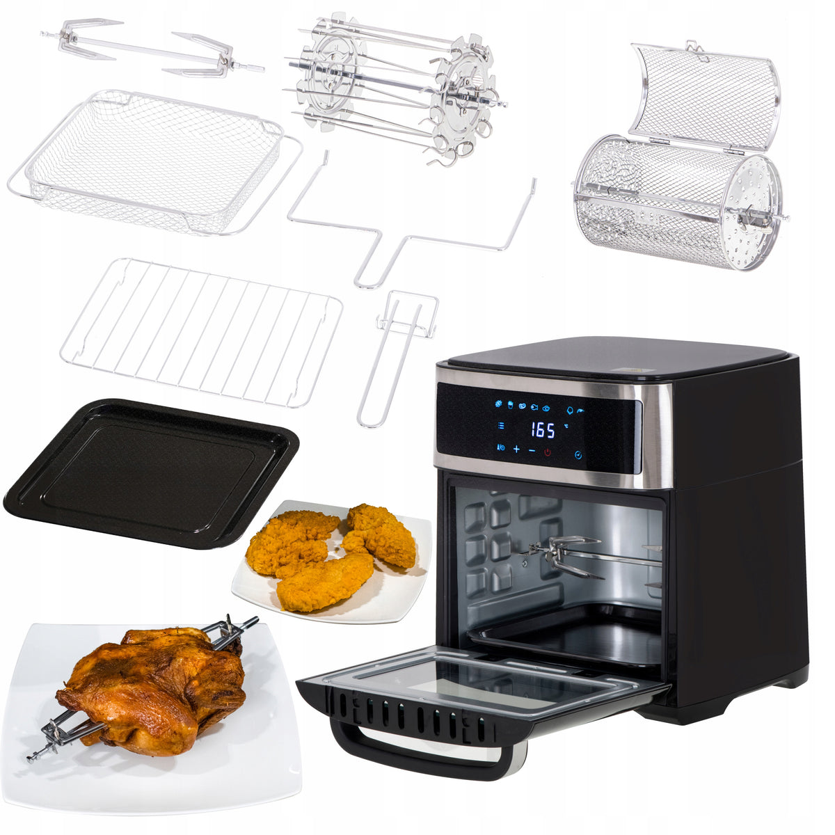 AIR FRYER FAT FREE MINI ELECTRIC OVEN 2500W VARIOUS CONVECTION Brand no brand