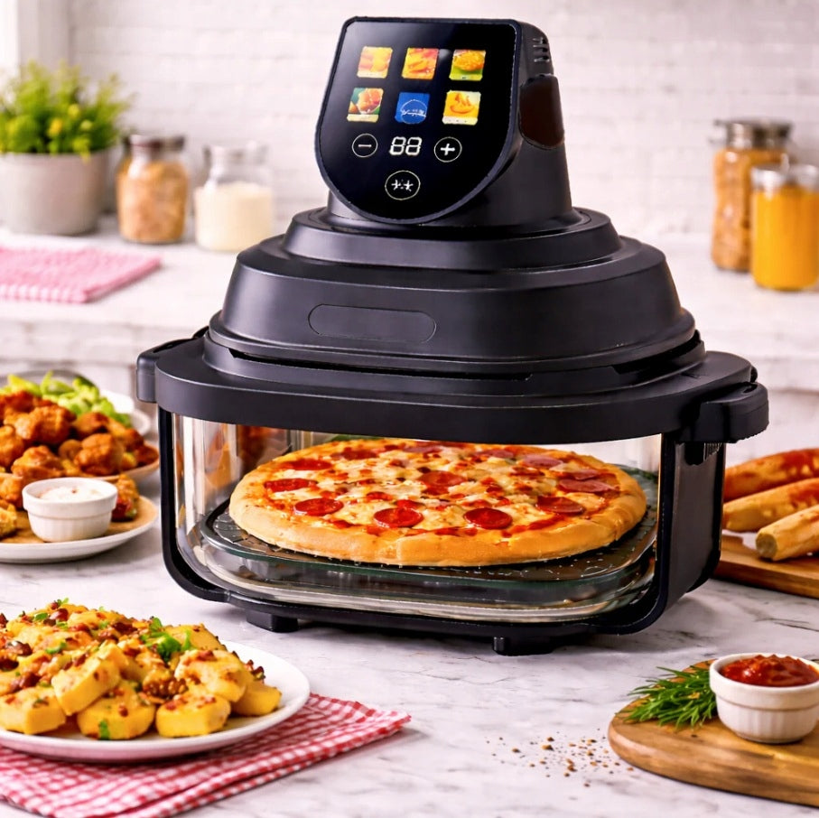 AIR FRYER NON-FAT AIR FRYER GLASS SMART TOUCH SCREEN 4L Brand no brand