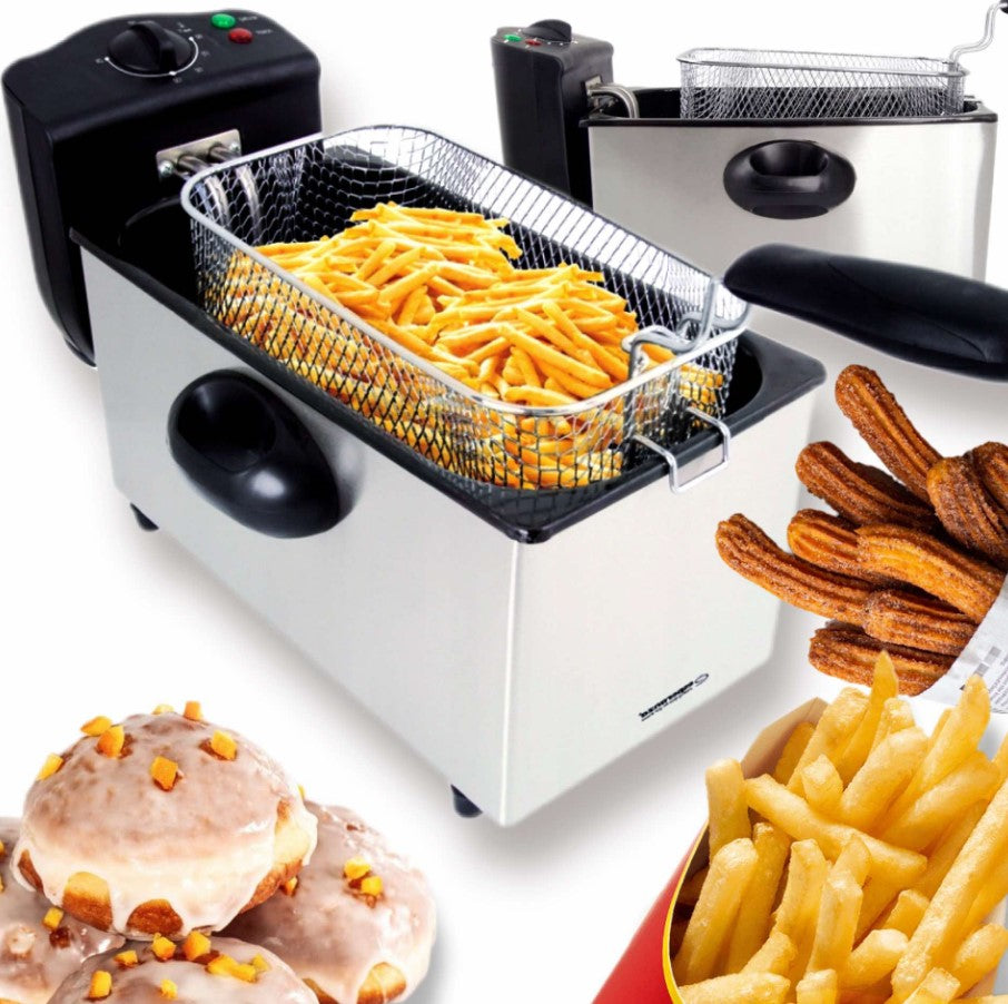 AIR FRYER OIL FRYER LARGE 3L FOR DONUT FRIES 2000W TRADITIONAL