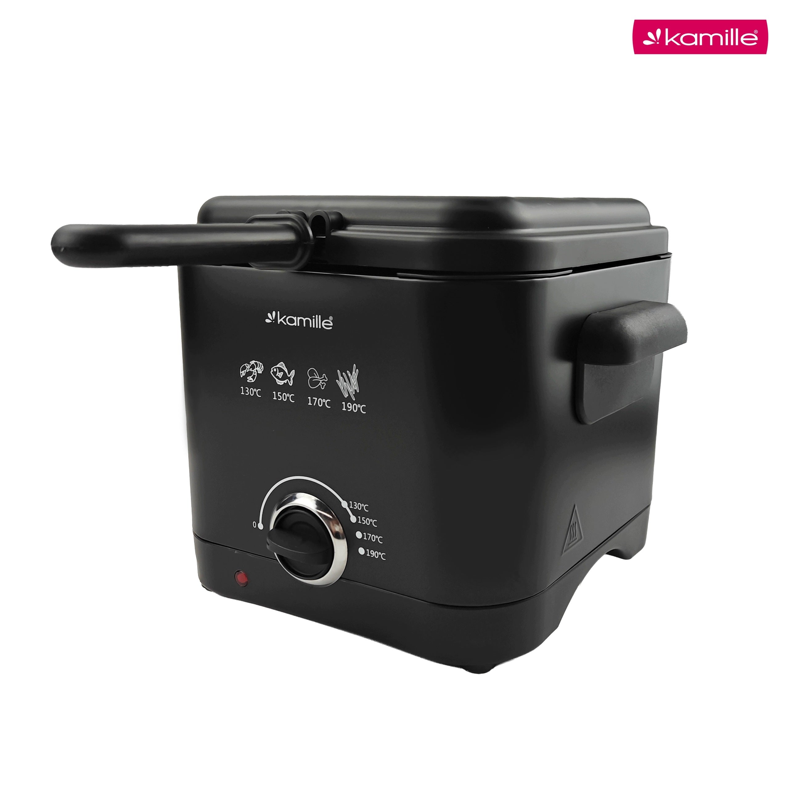 AIR FRYER POWERFUL COMPACT 1,5 L FRIES CHICKENS KAMILLE Packaging status original