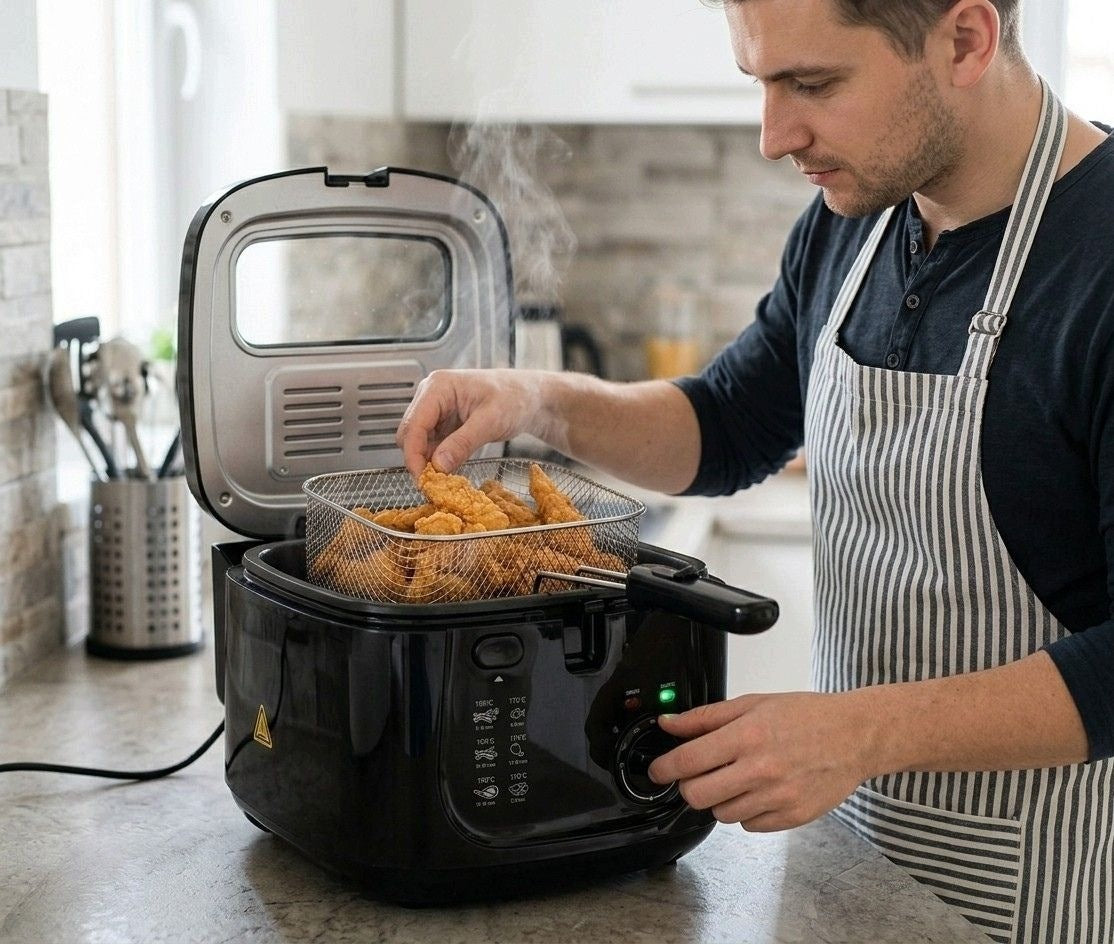 AIR FRYER TRADITIONAL AIR FRYER STRONG COMPACT FAT 2,5 L 1950W Manufacturer code oilmaster1950