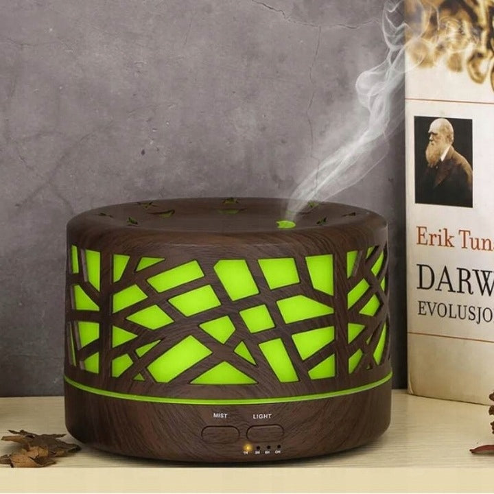 AIR HUMIDIFIER DIFFUSER AROMATHERAPY SCENT Bluetooth + Remote Control Packaging status original
