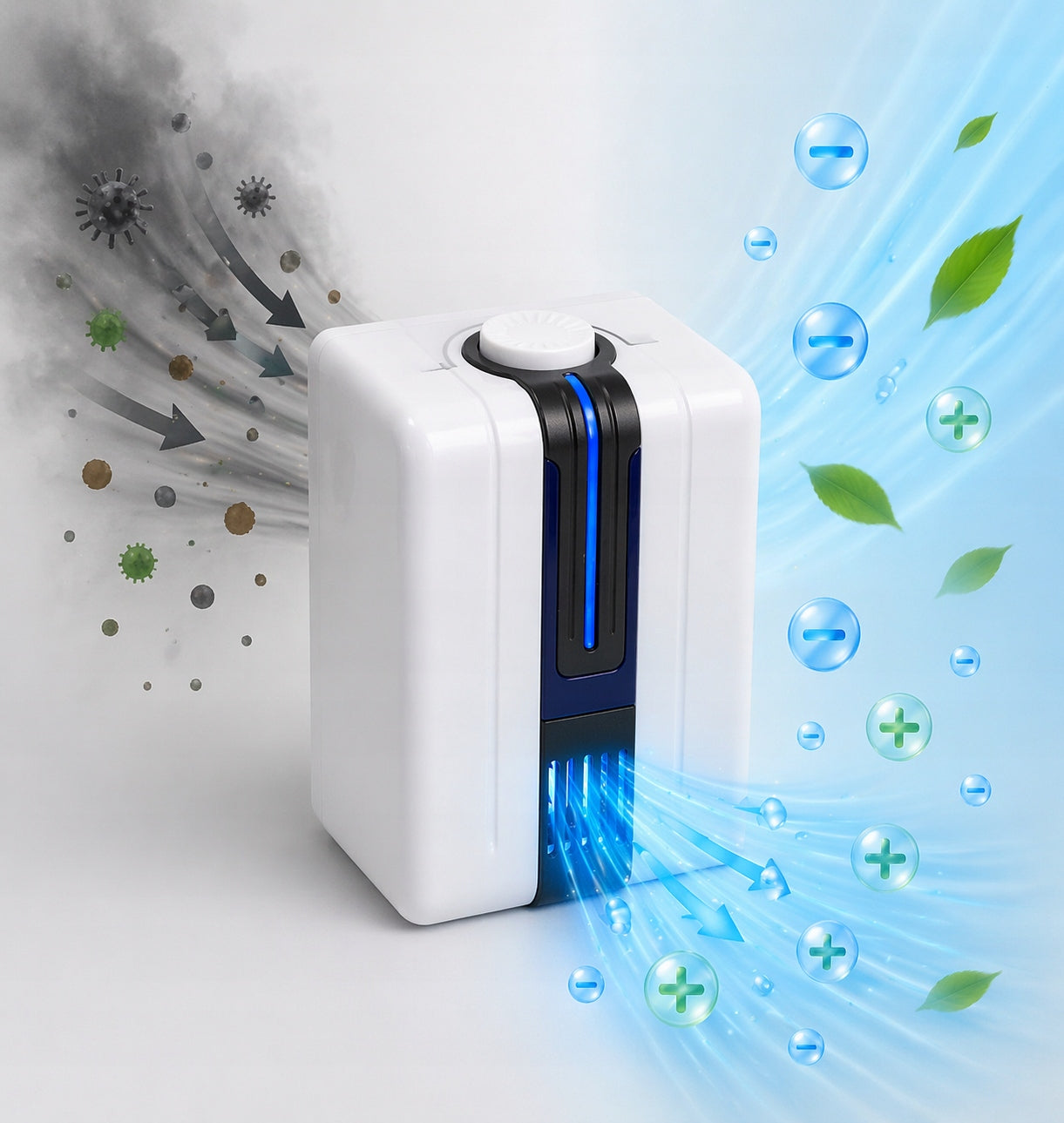 AIR IONIZER AIR FRESHENER MAINS PURIFIER FOR OUTLET Brand Aptel