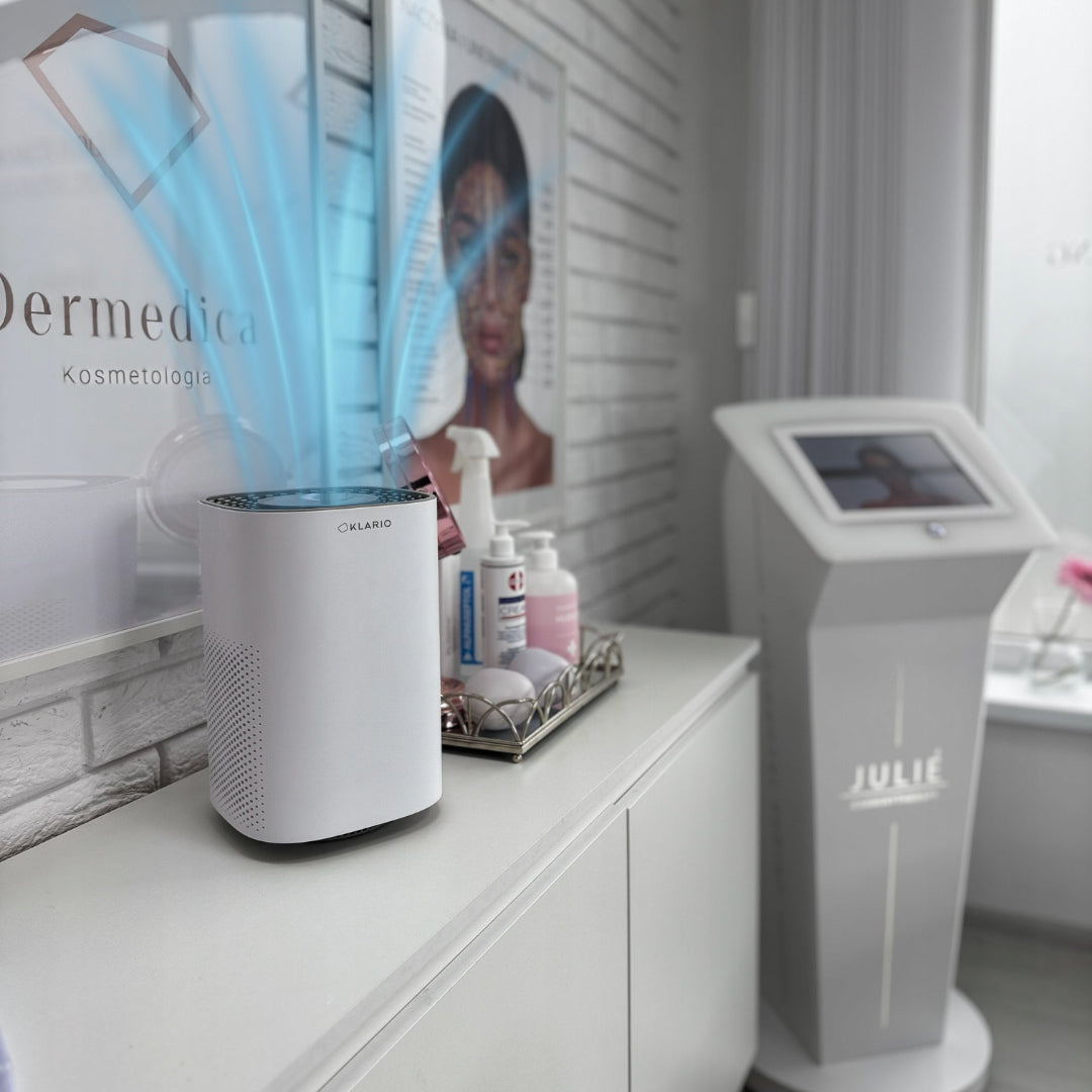 AIR PURIFIER KLARIO WITH FILTER HEPA TIMER 20M2 QUIET FOR ALLERGY SUFFERERS Brand KLARIO