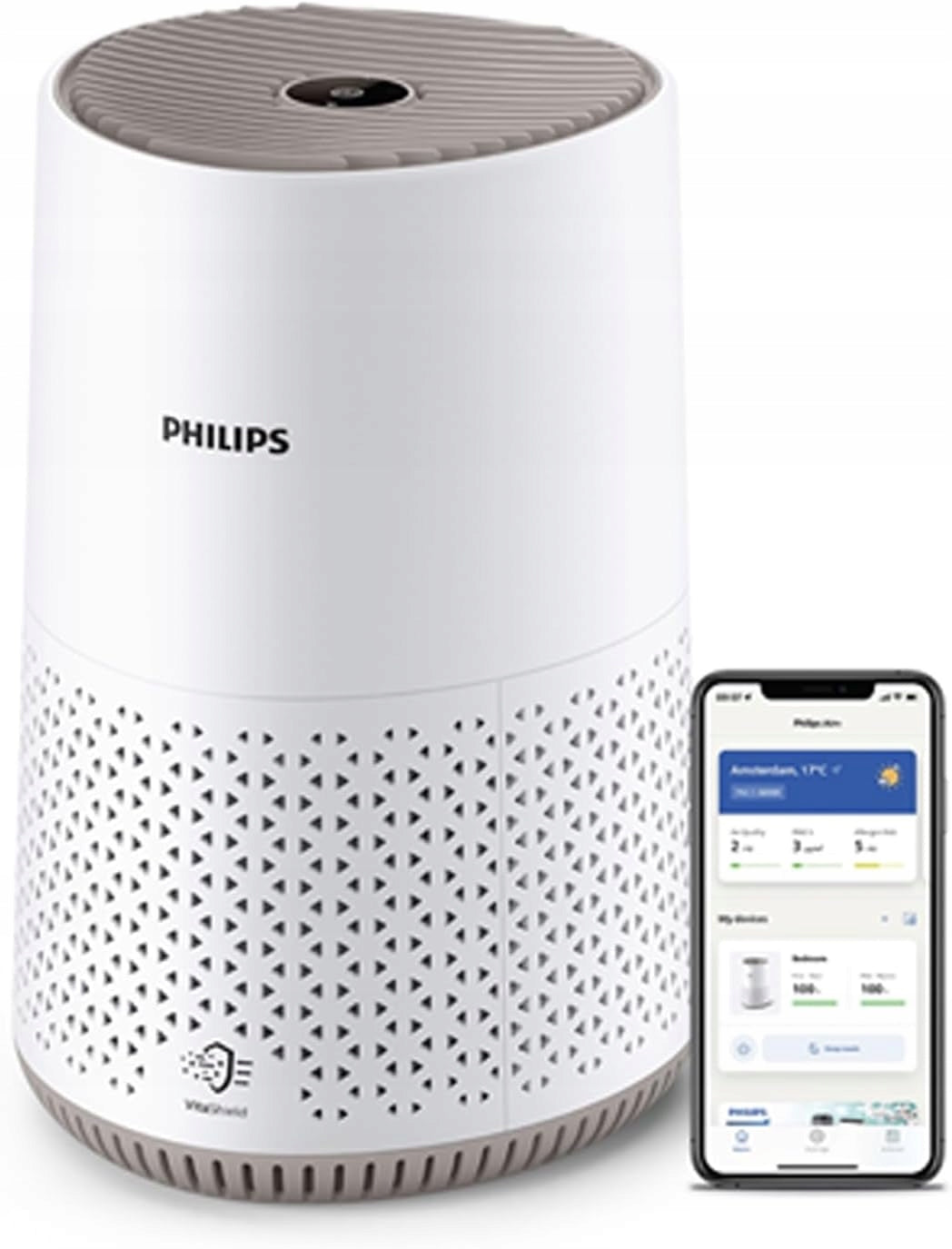 AIR PURIFIER PHILIPS AC0650 HEPA FILTER 44m2 CARD 170m3/H QUIET