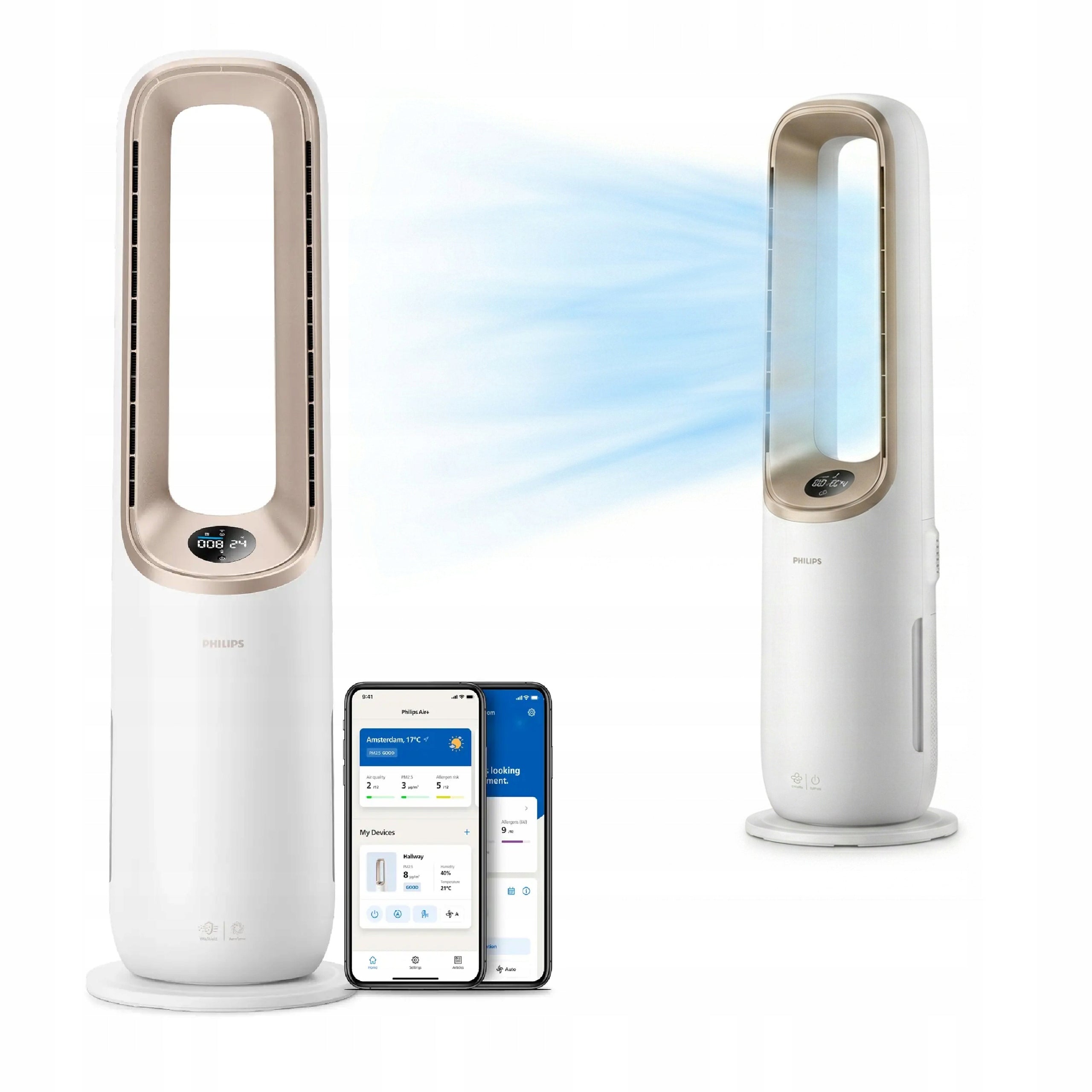 AIR PURIFIER PHILIPS AMF870/16 AIR PERFORMER 8000 3IN1 FAN
