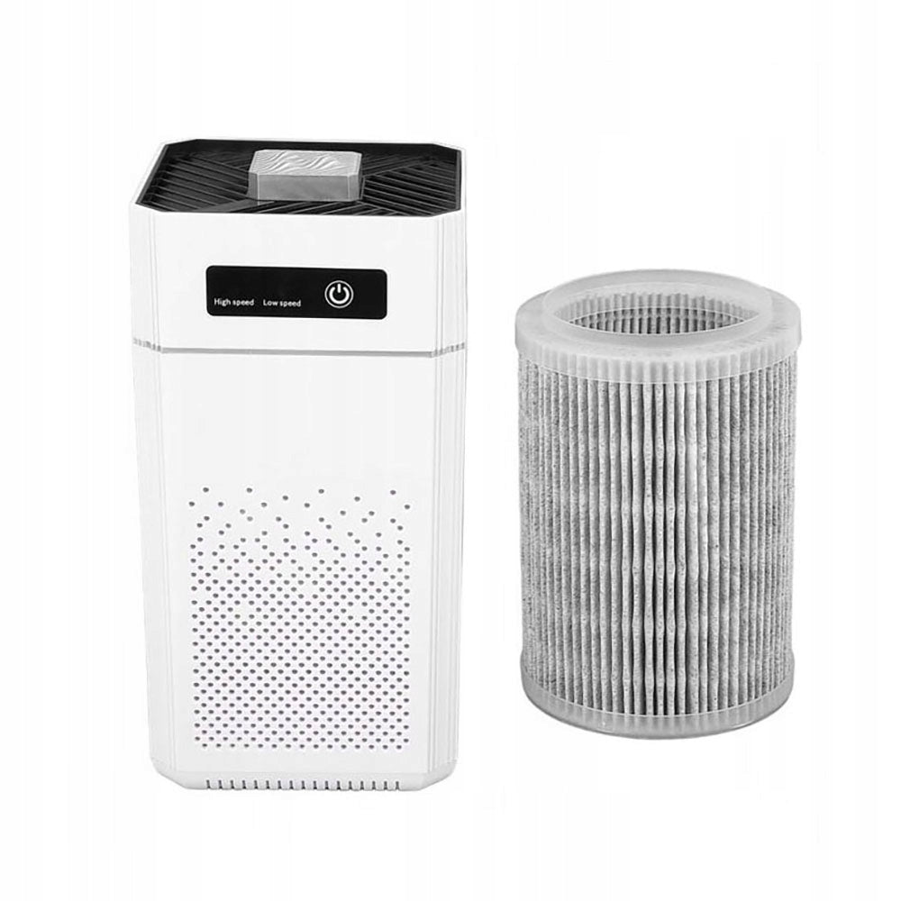 AIR PURIFIER, WITH HEPA FILTER, NEGATIVE ION GENERATOR Dominant color white