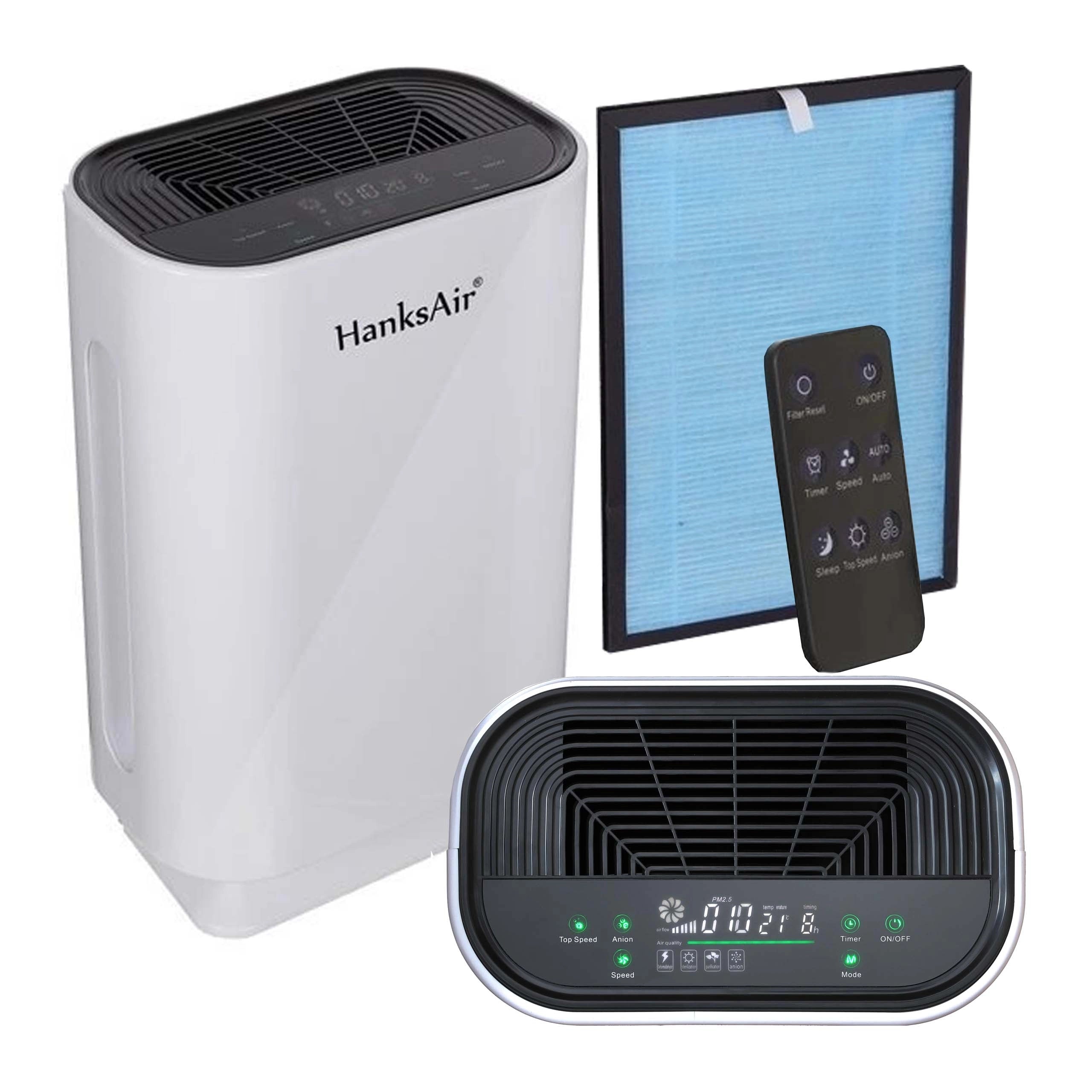 AIR PURIFIER WITH IONIZATION FUNCTION SENSOR PM2.5 FILTERS FOR ALLERGY SUFFERER