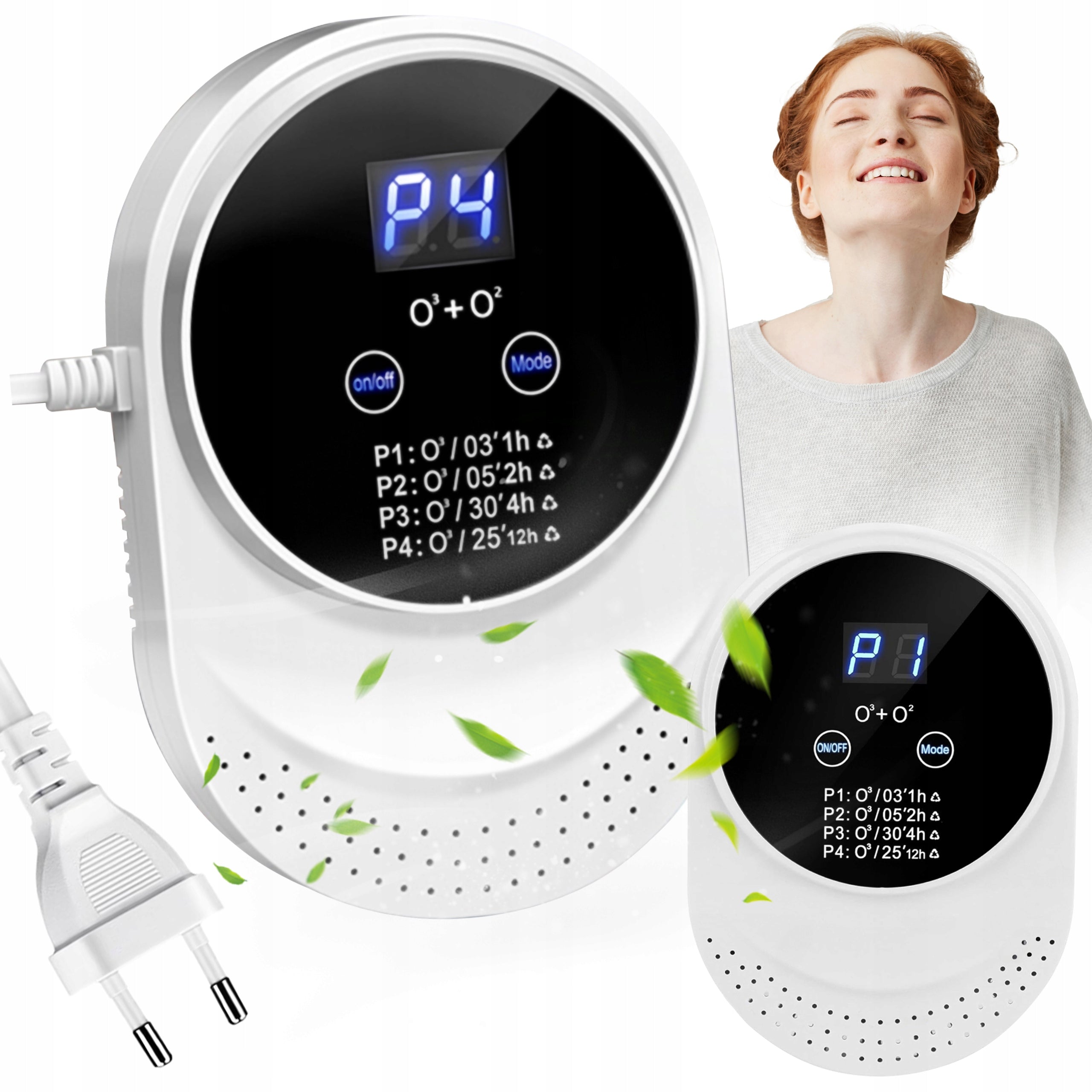 AIR PURIFIER air purifier compact smart ozonation sensor white